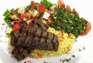 Delish Grill Kafta Platter