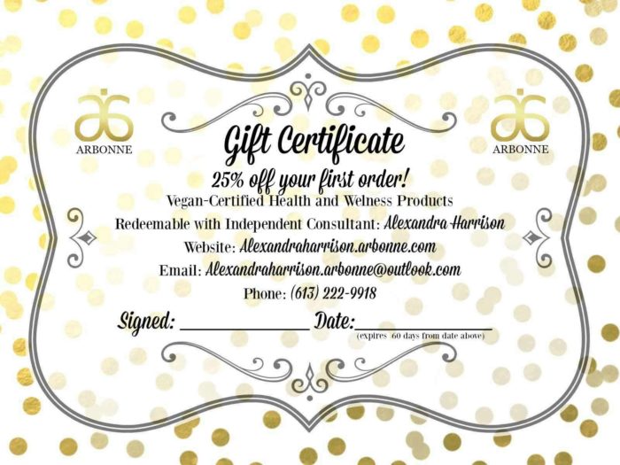 Arbonne coupon code